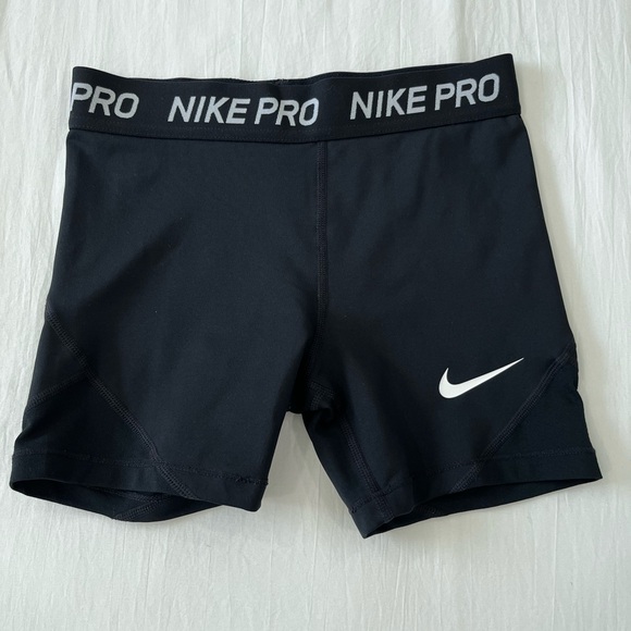 Nike Pro Dri-FIT Black Athletic Tights - Picture 1 of 3